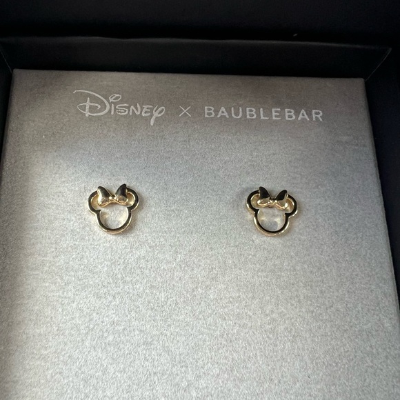 Disney X Baublebar Earrings Studs Minnie Mouse - Picture 2 of 5